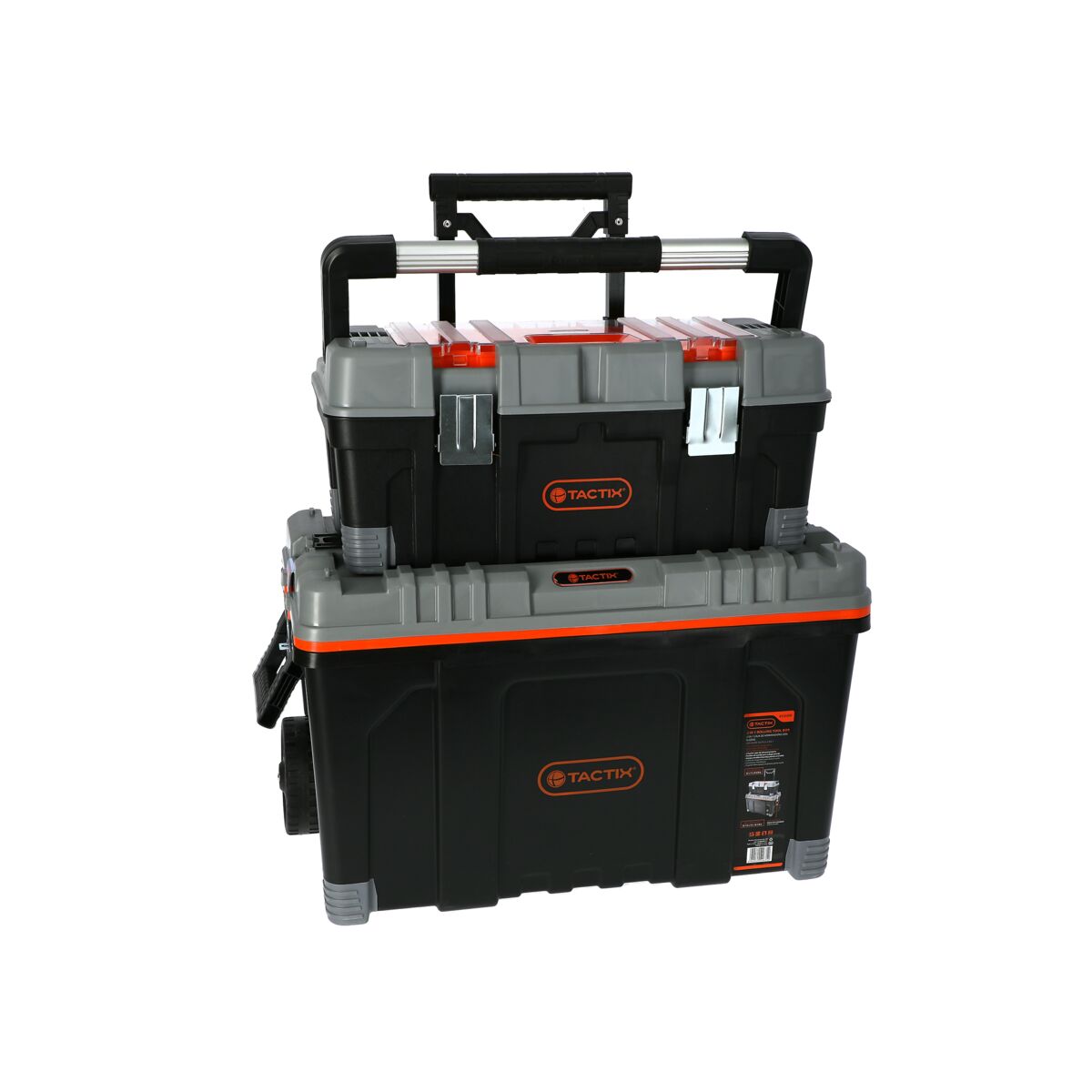 Tactix 2 in 1 Rolling Tool Box Tool Storage & Organ Tool Storage & Organization Tools